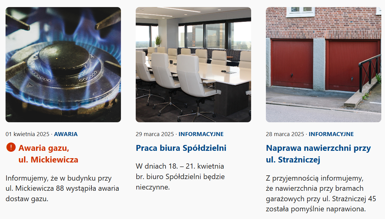 O&nbsp;czym pisać w&nbsp;aktualnościach spółdzielni mieszkaniowej? Praktyczne wskazówki